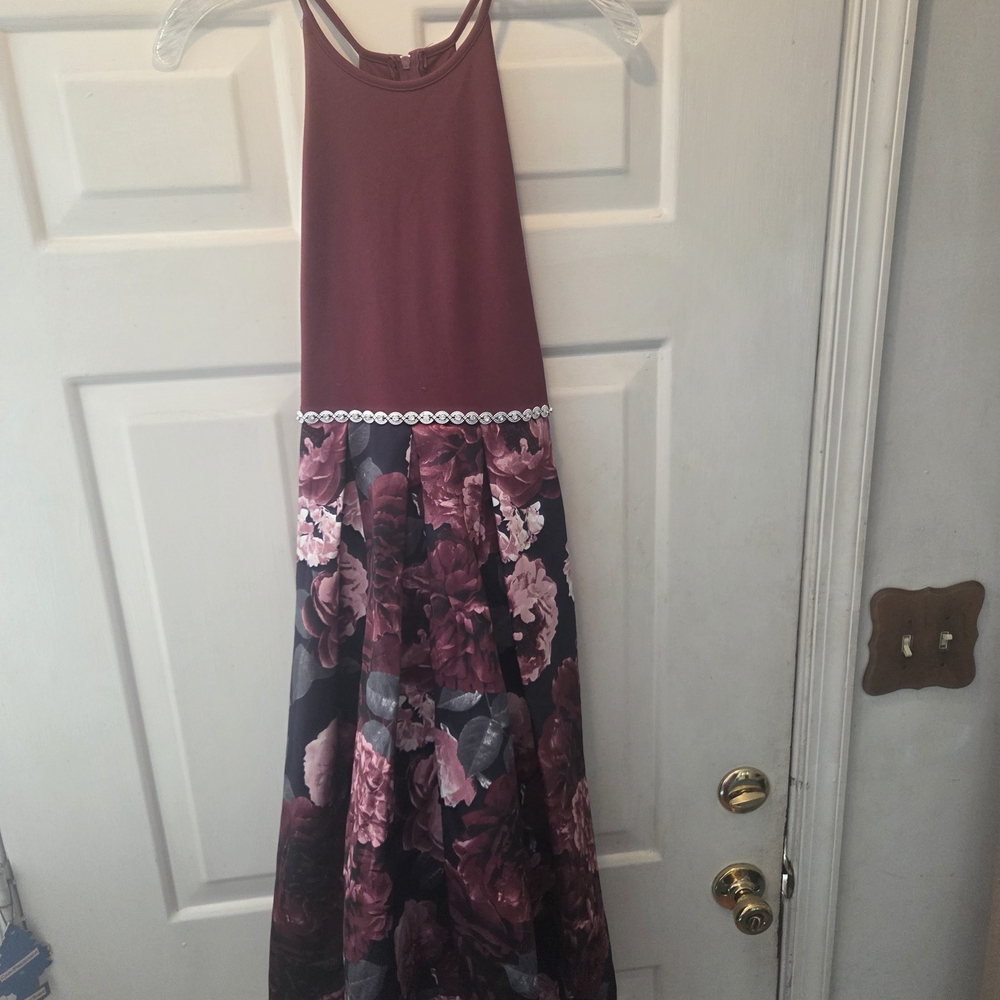 Speechless Kids Deep Red Dress